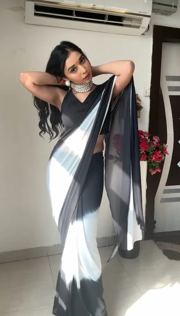 Black_1-Minute_Ready_To_Wear_Georgette_Saree_For_Women