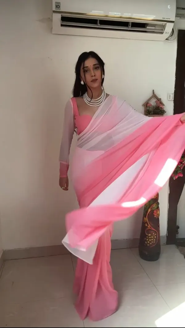 Pink_1-Minute_Ready_To_Wear_Georgette_Saree_For_Women
