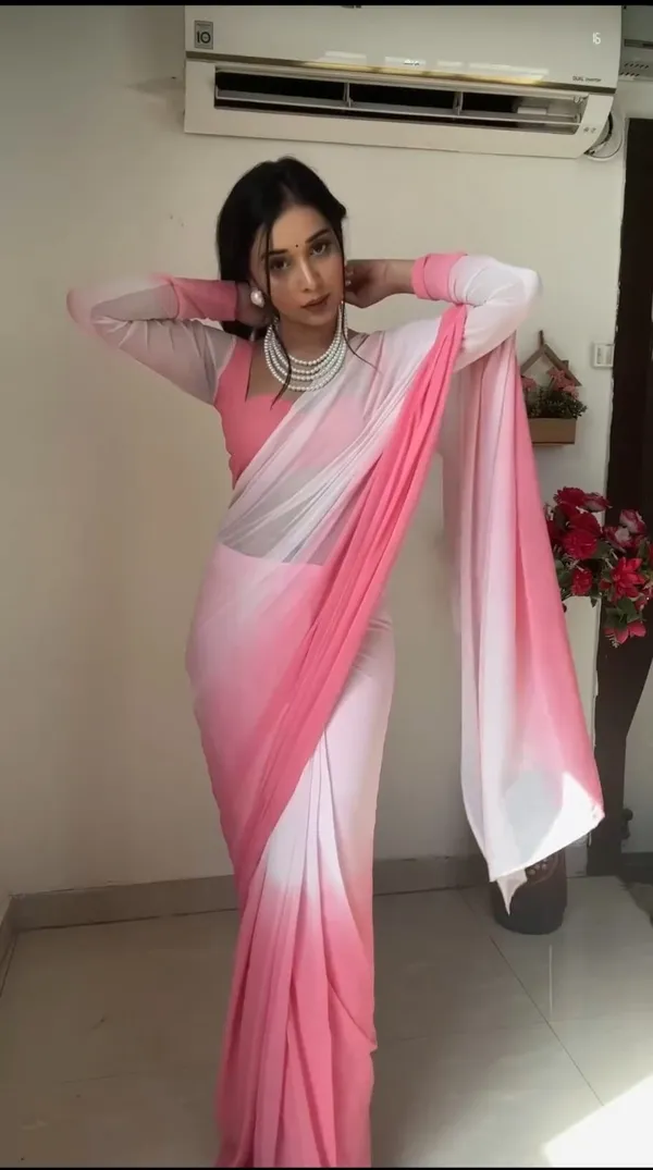 Pink_1-Minute_Ready_To_Wear_Georgette_Saree_For_Women