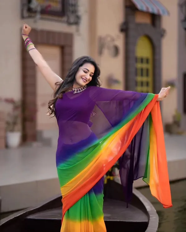 Black_1-Minute_Ready_To_Wear_Georgette_Saree_For_Women