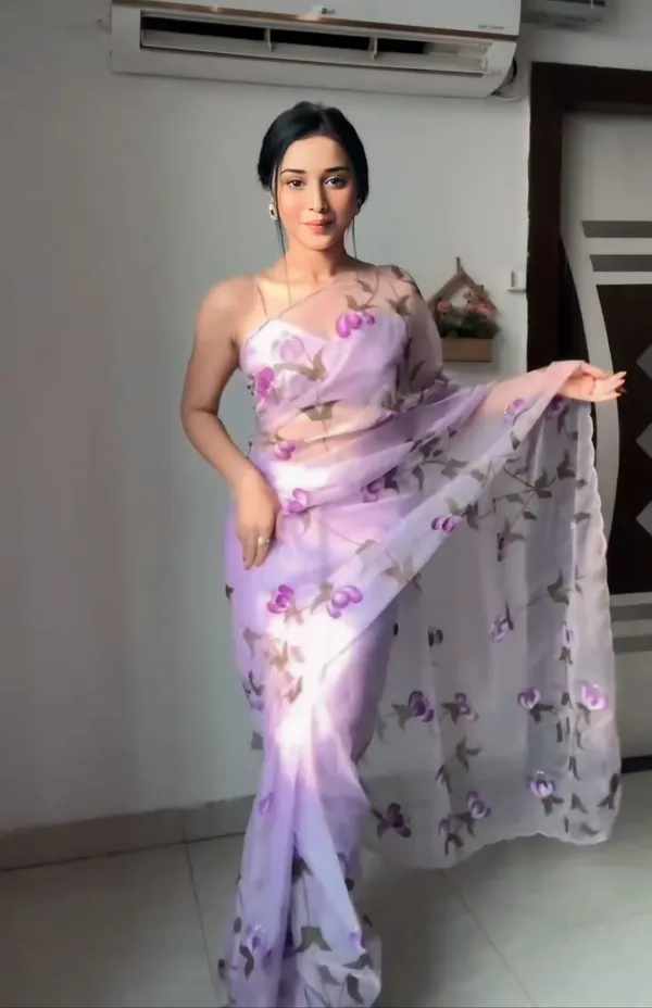 Lavender_1-Minute_Ready_To_Wear_Organza_Saree_For_Women