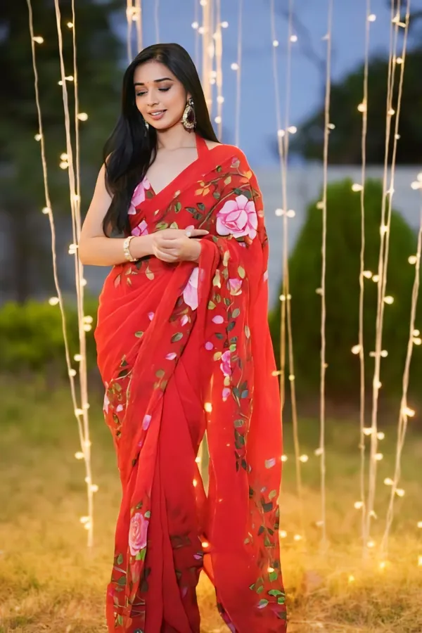 Red_1-Minute_Ready_To_Wear_Georgette_Saree_For_Women