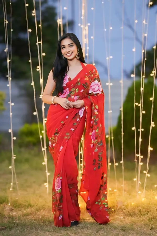 Red_1-Minute_Ready_To_Wear_Georgette_Saree_For_Women