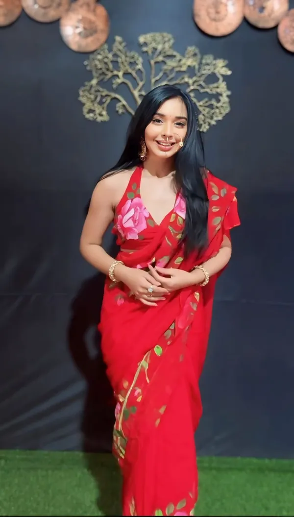 Red_1-Minute_Ready_To_Wear_Georgette_Saree_For_Women