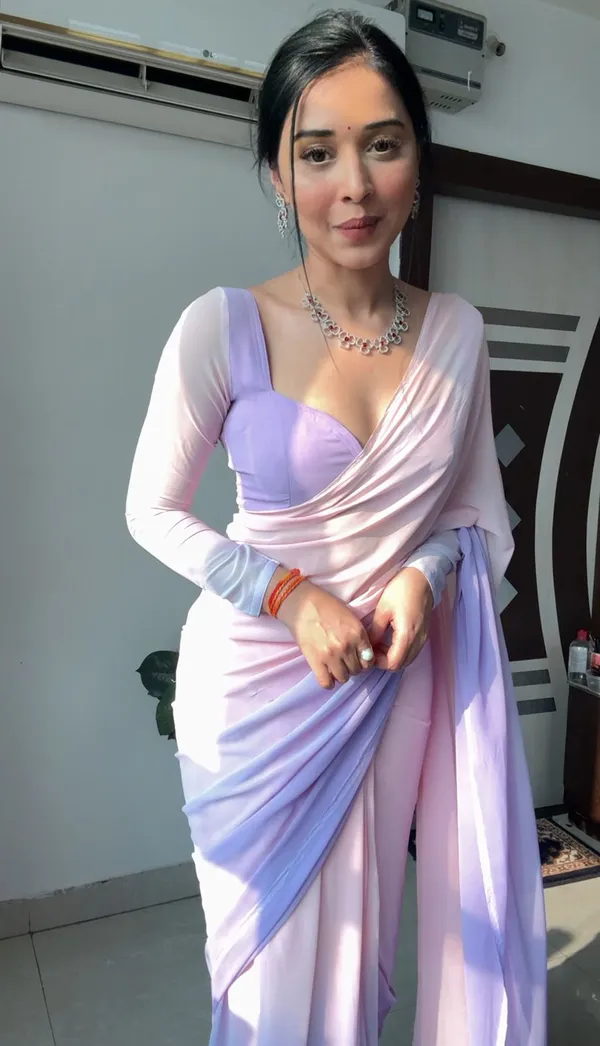 Unicorn_Purple_1-Minute_Ready_To_Wear_Georgette_Saree_For_Women