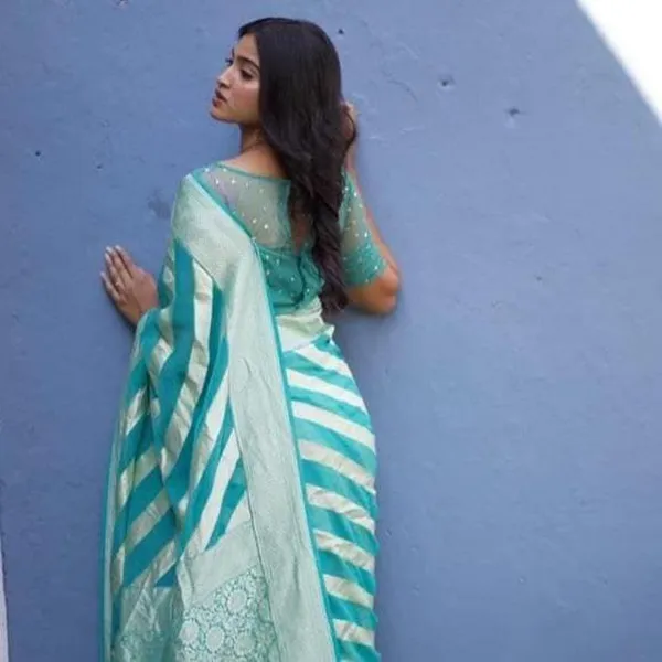 Blue_Embellished_Banarasi_Jacquard_Saree_(Blue)_For_Women