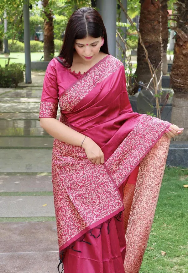Pink_Pure_Banarasi_Saree_For_Women
