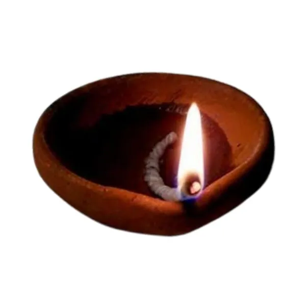 MAYAPURI_Handmade_Miiti_Ki_Diya_/Clay_Diya_/Terracotta_Decorative_Diyas_For_Diwali_Puja_-_51_Piece