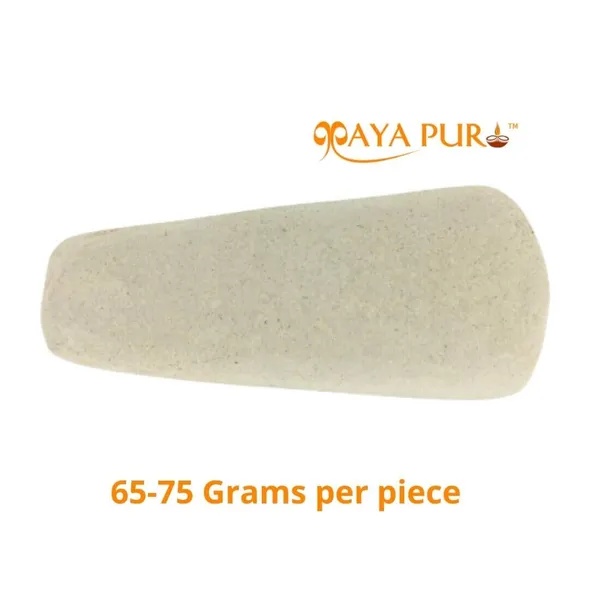 MAYAPURI_White_Original_Tilok_Mati_/Natural_Gopi_Chandan_Tilak_Stick_(Pack_Of_5_Pcs)