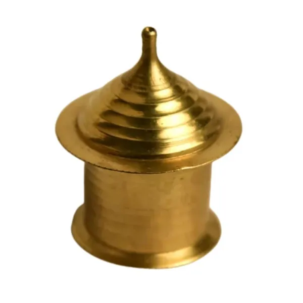 Golden_Handmade_Sindur_Box_|_Sindoor_Dibbi_/Kumkum_Dani,_Brass_Traditional