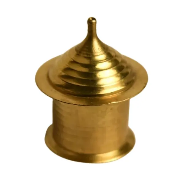 Golden_Handmade_Sindur_Box_|_Sindoor_Dibbi_/Kumkum_Dani,_Brass_Traditional