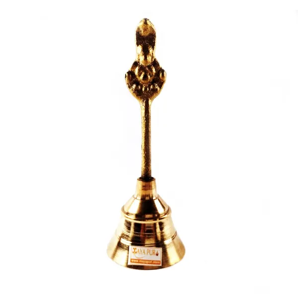 MAYAPURI_Golden_Brass_Puja_Ghanta_|_Pooja_Pital_Ghanti_|_Mandir_Bell