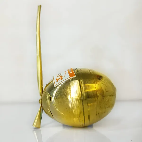 MAYAPURI_Golden_Brass_Puja_Ghat_/Mangal_Kalash_/Devi_Ghat_/Lota_With_Mango_Five_Leaves_&_Coconut