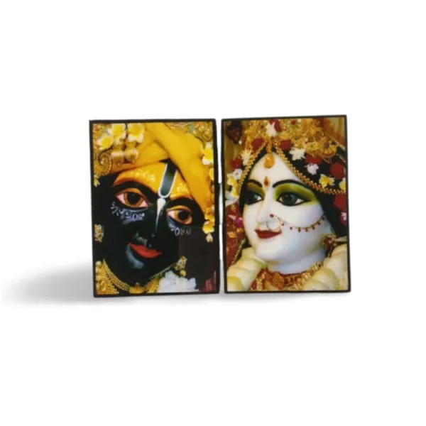 MAYAPURI_Iskcon_Radha_Krishna_Framed,_Home_Decorative_Religious_Painting