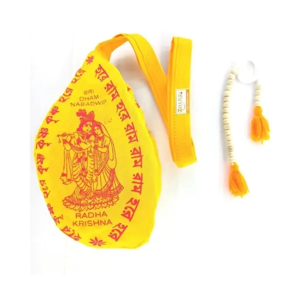 MAYAPURI_Japa_Mala_Bag_/Chanting_Bag_/Japa_Bag_With_Sakshi_Mala_Counter
