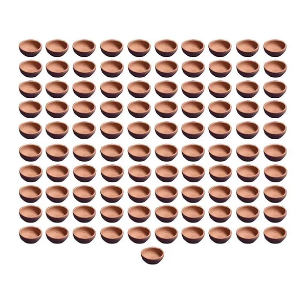 MAYAPURI_Handmade_Miiti_Ki_Diya_|_Clay_Diya_Puja_/Terracotta_Diyas_For_Diwali_Pooja_-_151_Piece