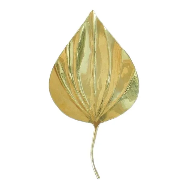 MAYAPURI_Brass_Pan_Patta_Or_Betel_Leaf_Used_In_Worship_Of_Maa_Lakshmi_Puja_(Pack_Of_1)