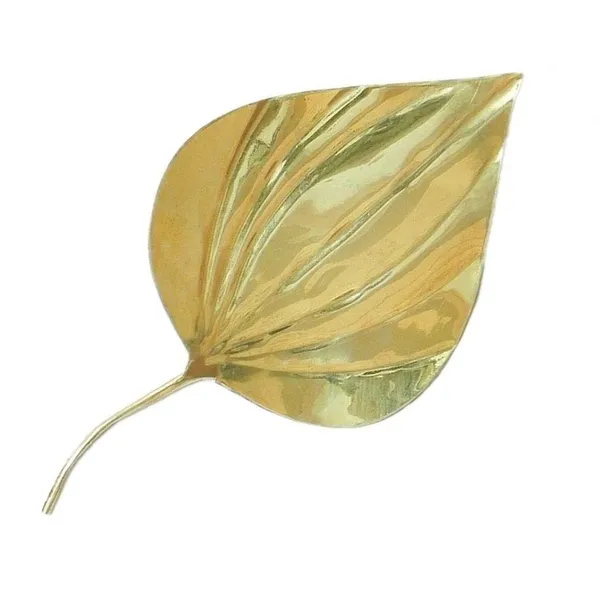 MAYAPURI_Brass_Pan_Patta_Or_Betel_Leaf_Used_In_Worship_Of_Maa_Lakshmi_Puja_(Pack_Of_1)