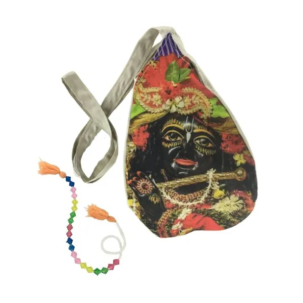 MAYAPURI_Krishna_Printed_Chanting_Bag_/Japa_Bag_With_Sakshi_Mala_Counter_(Pack_Of_1)