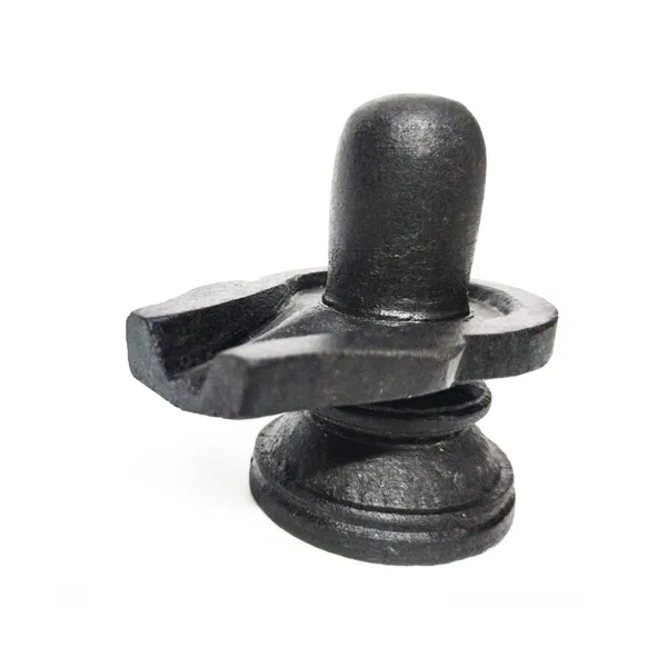 MAYAPURI_Original_Rare_Baleswar_Black_Stone_Shiva_Lingam_for_Home_&_Office_Pooja_(2.5_Inches)