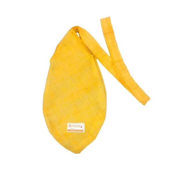Energy_Yellow_Khadi_Cotton_Chanting_Bag_/Japa_Mala_Bag_With_Sakshi_Mala_Counter