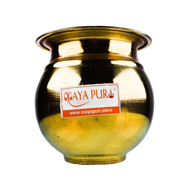 MAYAPURI_Golden_Brass_Handmade_Lota_Kalash_For_Pooja,_Peetal_Puja_Article,_Storage_Water