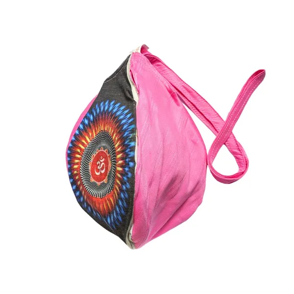 MAYAPURI_Pink_Aum_(Om)_Printed_Gomukhi_Japa_Mala_Bag,_Pure_Cotton_Beads_Bag,_Chanting_Bag_With_Zip_Pocket_And_Sakshi_Mala_Counter,_Pack_Of_1