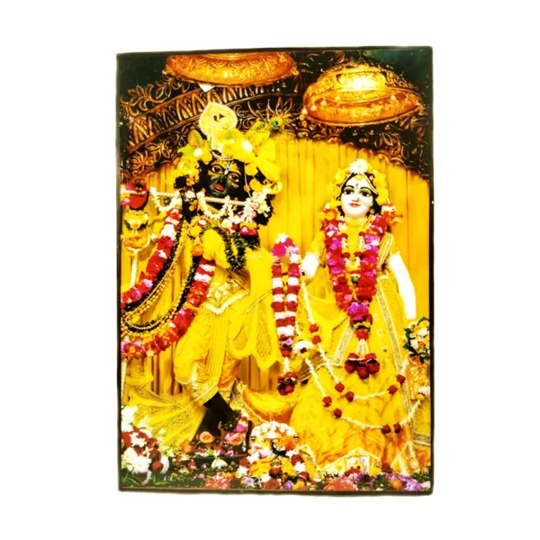 MAYAPURI_Iskcon_Radha_Krishna_Photo_Framed,_Religious_Painting_|_Home_Decorative