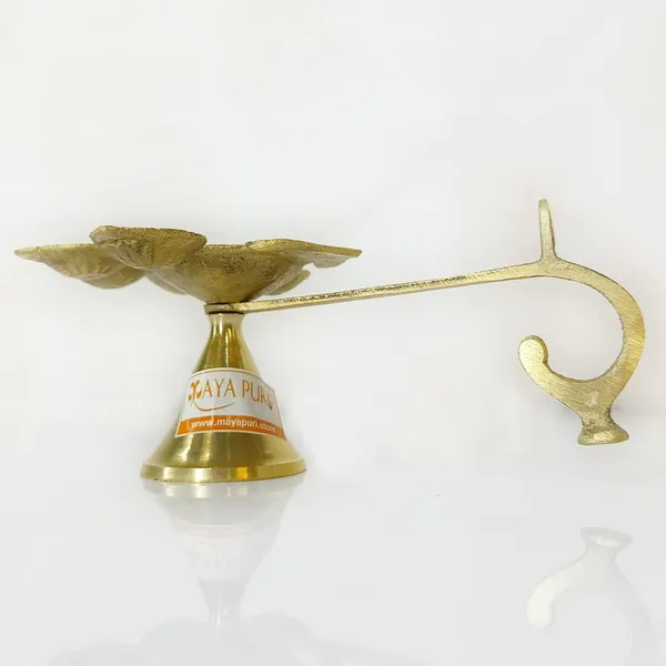 MAYAPURI_Golden_Brass_Pancha_Pradip_Or_Pancharti_Diya_Oil_Lamp_/Panch_Aarti_Jyoti_Diya
