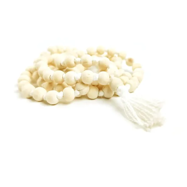 MAYAPURI_Pure_Tulsi_Japa_Mala_108_+_1_Beads_Original_For_Daily_Mantra_Jaap_With_Tassel_/Holy_Basil_Chanting_Beads,_Rosary_Round_Mala_With_Tight_Knottedm,_Adults_Unisex_(Pack_Of_1)
