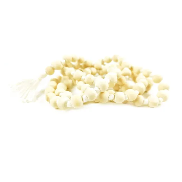 MAYAPURI_Pure_Tulsi_Japa_Mala_108_+_1_Beads_Original_For_Daily_Mantra_Jaap_With_Tassel_/Holy_Basil_Chanting_Beads,_Rosary_Round_Mala_With_Tight_Knottedm,_Adults_Unisex_(Pack_Of_1)