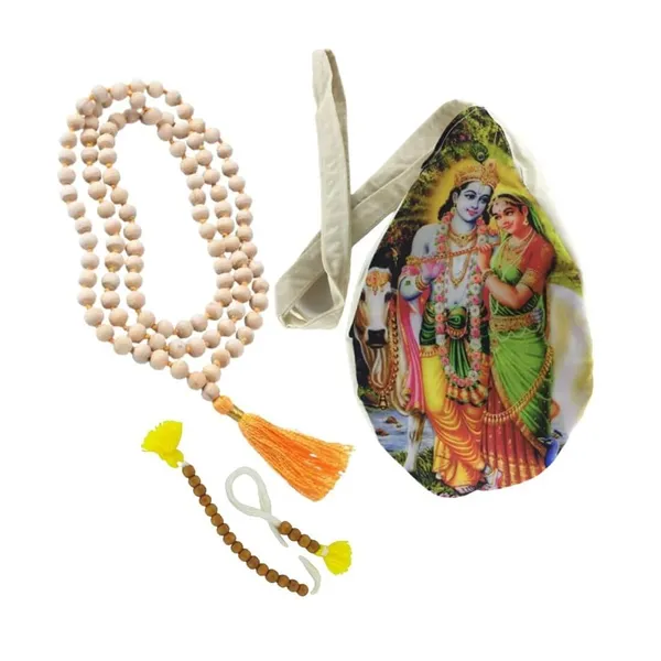 MAYAPURI_Multicolor_Digital_Radha_Krishna_Printed_Pure_Cotton_Chanting_Bag_or_Japa_Mala_Bag_With_Japa_Mala_108_Beads_Original_and_Sakshi_Mala_Counter_(Pack_Of_1_Set)