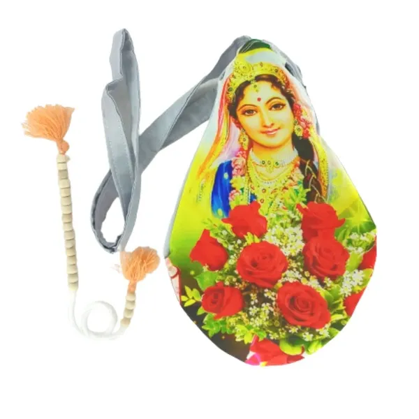 MAYAPURI_Multicolor_Mata_Printed_Beads_Bag_/Chanting_Bag_With_Sakshi_Mala_Counter