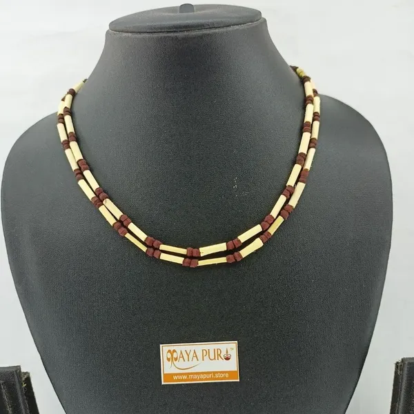 Brown_Unisex_Tulsi_Kanthi_Mala_/Tulasi_Mala_For_Neck,_2_Round_|_Holy_Basil_Necklace
