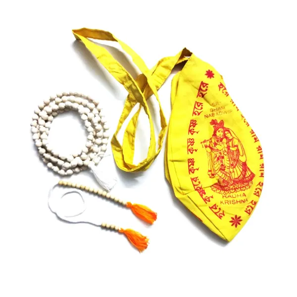 Yellow_Chanting_Bag_/Japa_Bag_With_Japa_Mala_108_Beads_&_Sakshi_Mala_Counter