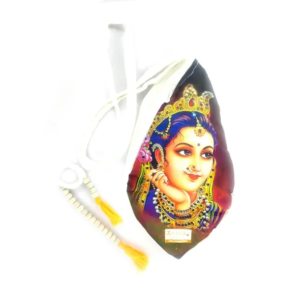 MAYAPURI_Multicolor_Radha_Rani_Printed_Cotton_Chanting_Bag_/Beads_Bag_With_Sakshi_Mala_Counter
