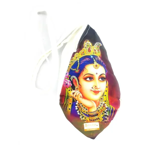 MAYAPURI_Multicolor_Radha_Rani_Printed_Cotton_Chanting_Bag_/Beads_Bag_With_Sakshi_Mala_Counter