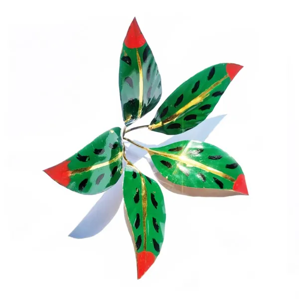 MAYAPURI_Golden_Brass_Mango_Leaves_For_Pooja_/Brass_Amra_Pallav_/Pital_Puja_Aam_Pata