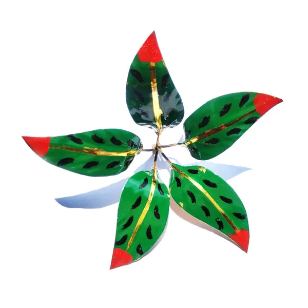MAYAPURI_Golden_Brass_Mango_Leaves_For_Pooja_/Brass_Amra_Pallav_/Pital_Puja_Aam_Pata