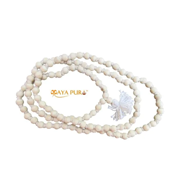 MAYAPURI_Tulsi_Japa_Mala_108_Beads_Original_For_Daily_Mantra_Jaap,_Prayer_108_+_1_Beads