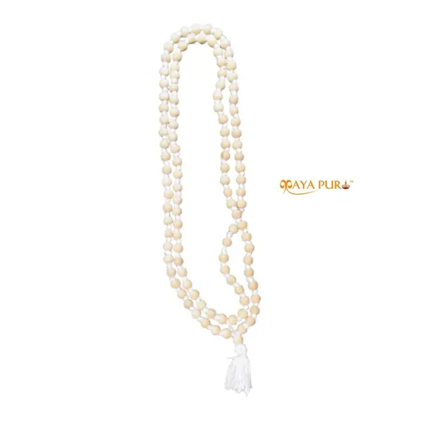 MAYAPURI_Tulsi_Japa_Mala_108_Beads_Original_For_Daily_Mantra_Jaap,_Prayer_108_+_1_Beads