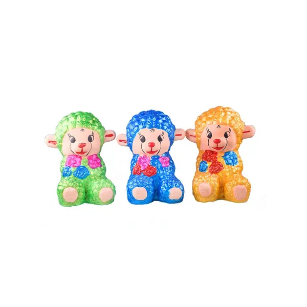 ATNAYAJ_Multicolor_Handmade_Clay_Cartoon_Characters_Baby_Lamb_For_Kids_/Home_Decor_/Gift_Items_(3_Pcs)