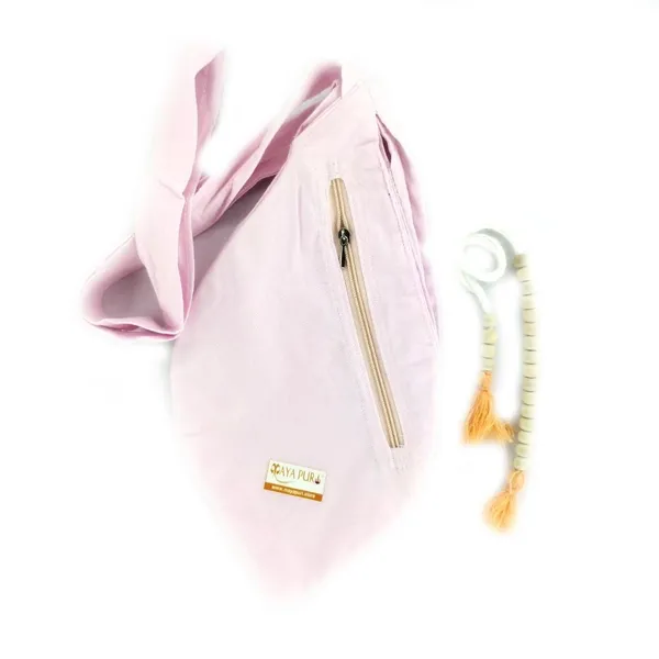 Pink_Cotton_Gomukhi_Japa_Mala_Bag,_Chanting_Bag_Or_Prayer_Beads_Bag_With_Zip_Pocket_And_Sakshi_Mala_Counter
