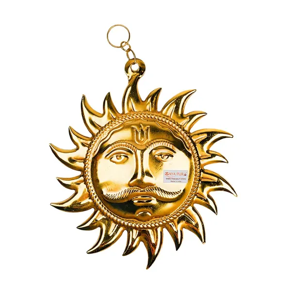 MAYAPURI_Golden_Home_Vastu_Surya_Sun_Face_For_Wall_Door_Hanging,_Decoration_&_Gift