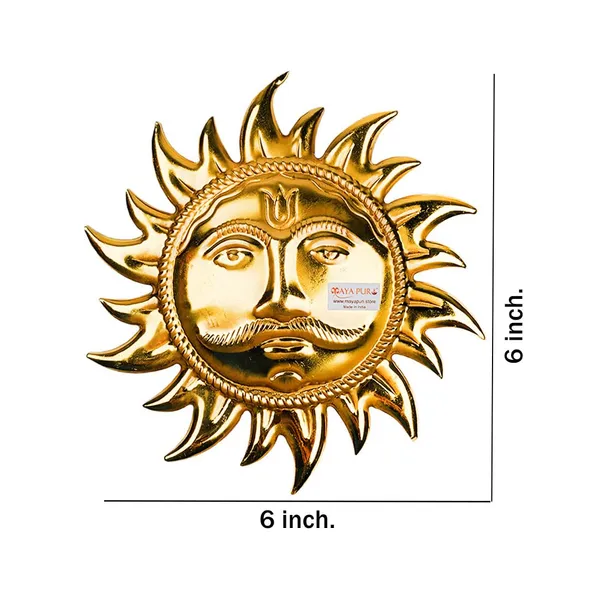 MAYAPURI_Golden_Home_Vastu_Surya_Sun_Face_For_Wall_Door_Hanging,_Decoration_&_Gift