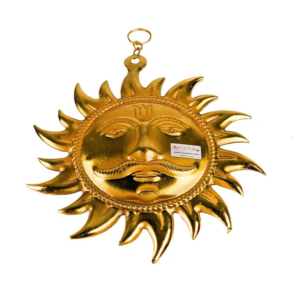 MAYAPURI_Golden_Home_Vastu_Surya_Sun_Face_For_Wall_Door_Hanging,_Decoration_&_Gift