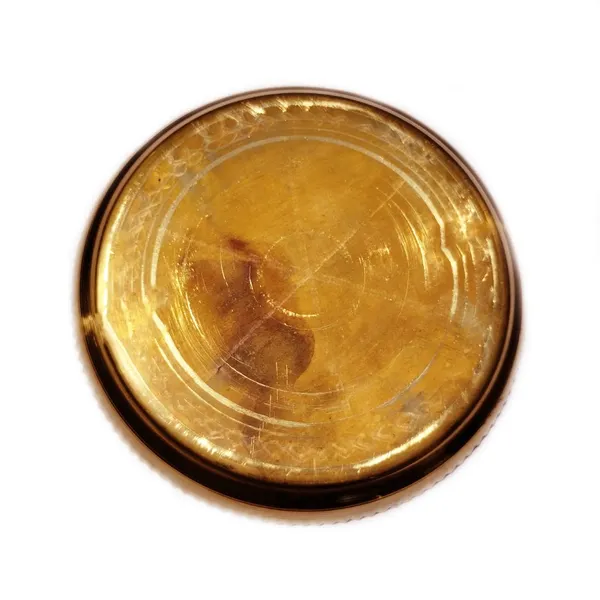 MAYAPURI_Golden_Pure_Pital_Puja_Thali_/Brass_Bhog_Thali_For_Worship,_Engraved_Design