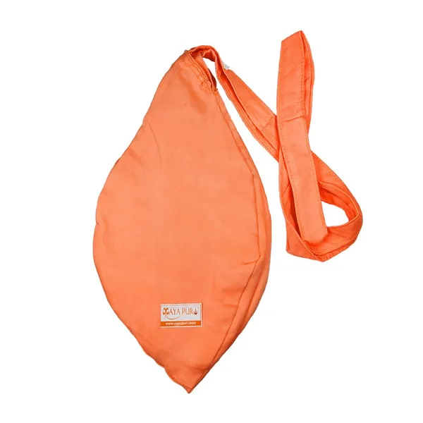 MAYAPURI_Saffron_Original_Bhagwa_Gomukhi_Japa_Mala_Bag_with_108_Beads_Jaap_Mala/Chanting_Bag_/Beads_Bag_/Jholi_With_Zip_Pocket_And_Sakshi_Mala_Counter_For_Daily_Mantra_Jaap,_Pure_Cotton,_(Pack_Of_1)