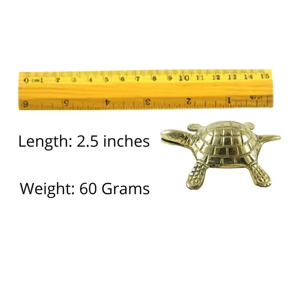 MAYAPURI_Brass_Turtle_For_Vastu_Feng_Shui_Tortoise,_Good_Luck_|_Best_Wishes_Gift_(Pack_Of_1)