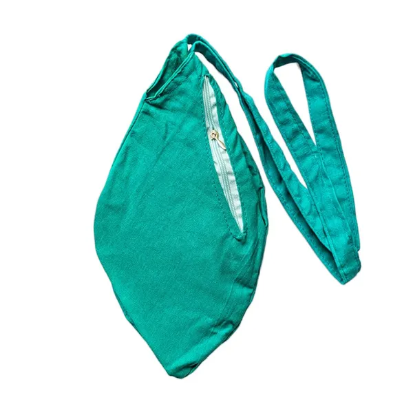 MAYAPURI_Green_Pure_Cotton_Chanting_Bag_Or_Gomukhi_Japa_Mala_Bag_Or_Cotton_Bead_Bag_With_Sakshi_Mala_Counter